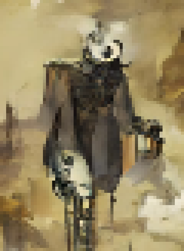 [7d7f65] Somebody did UT characters but AI and Gaster looks fucking terrifying. [lssunky]