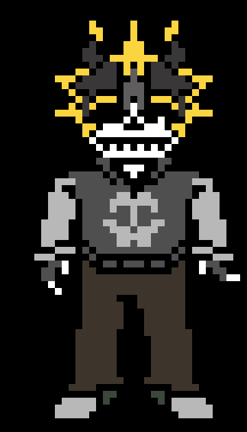 [57dac4] -He puts it on and it begins to shift and warp.* - Thanks fire guy.