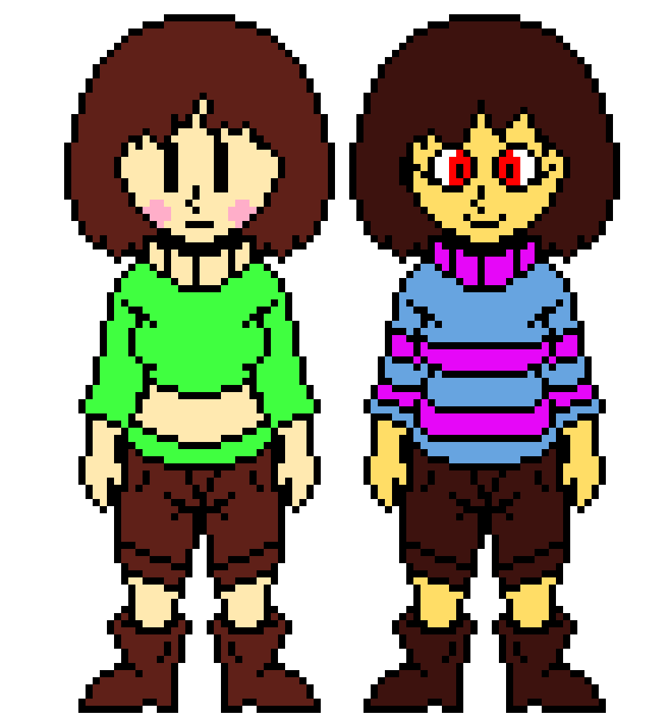 [80c183]  UnderSwap Chara and Frisk