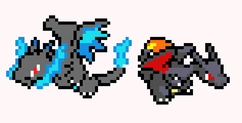 [138e0a] Charizard SHINY and CHARIZARD MEGA