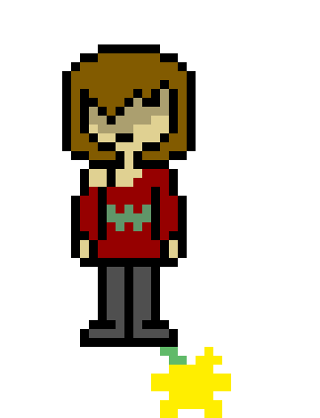 [6d74d1] (Appears behind Flowey but he doesn't know it, and crushes him faster than anything in the world)