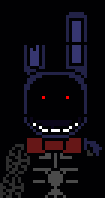 [7ce906] *(the animatronic breaks down the door and dashes towards them.)  -Demented