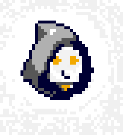 [dfb43a] Reaper Overwatch Pixel Face 
