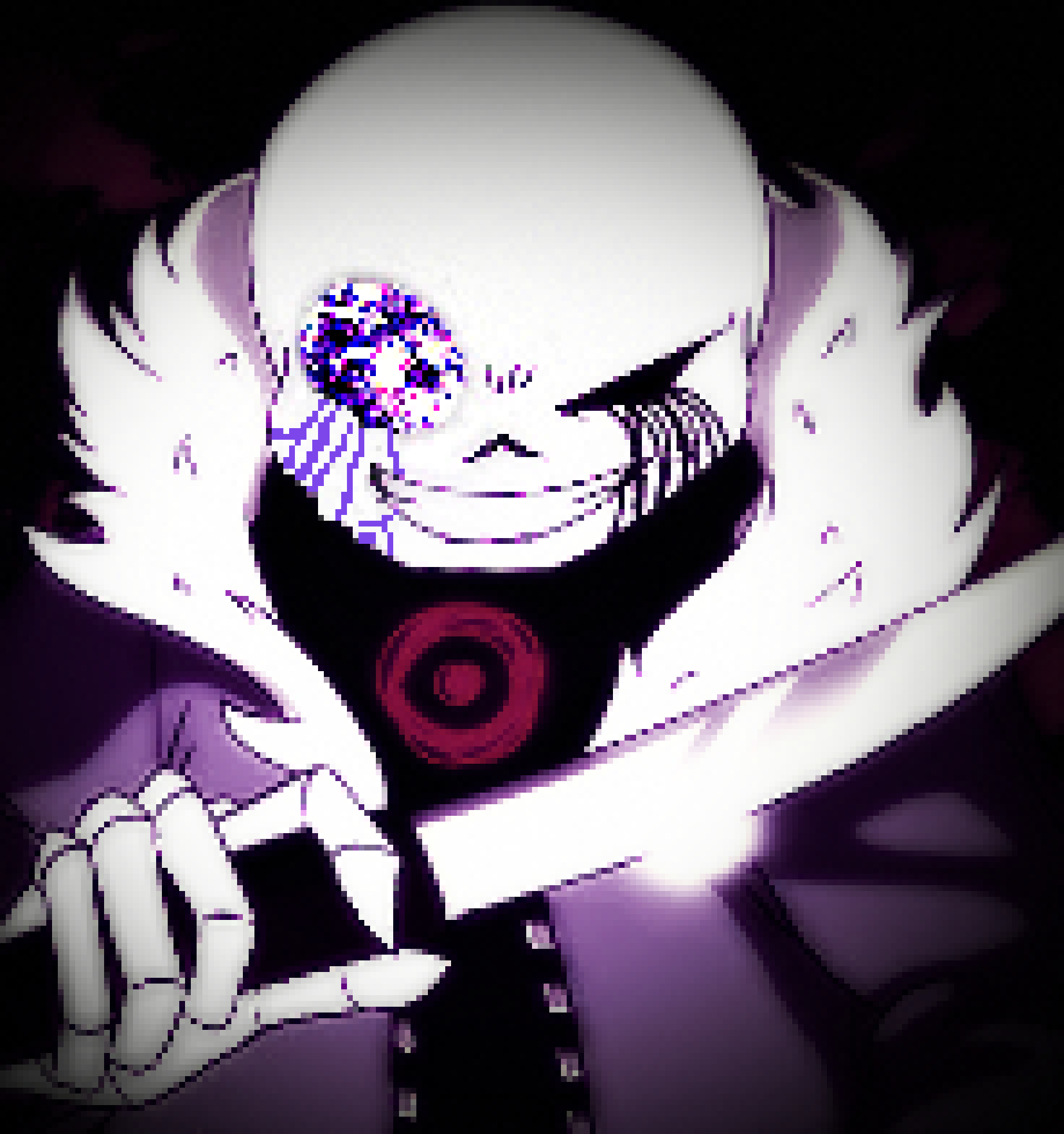 [65530b] *drops knife and turns into purple goop* PLS HELP ME-cosmic killer sans