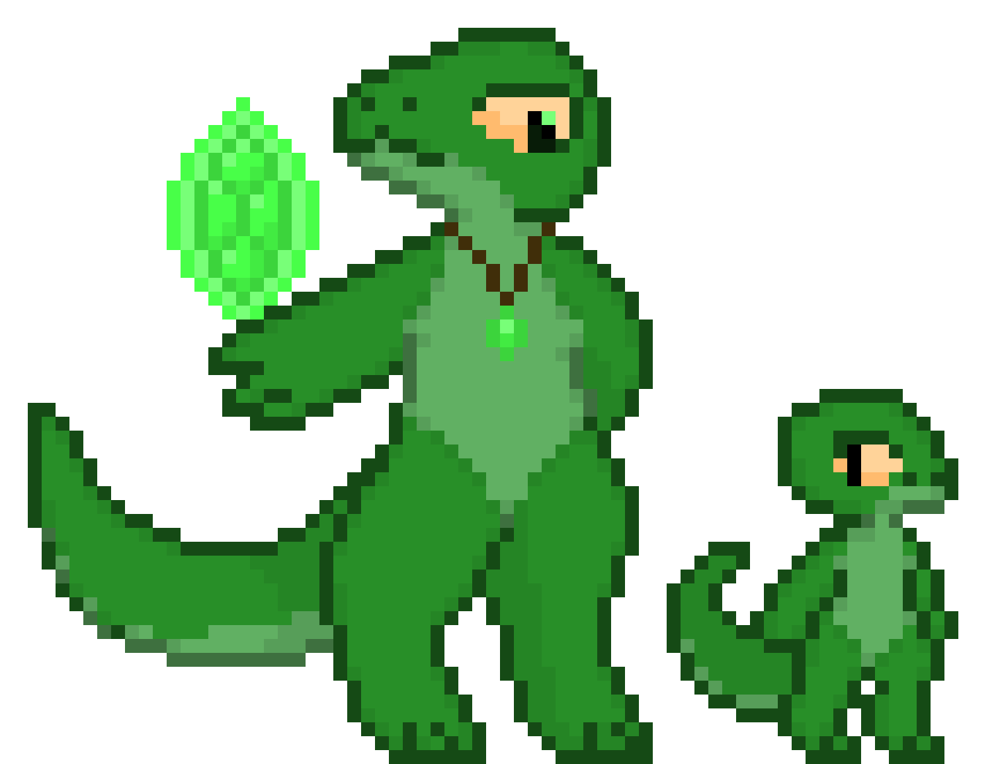 [379d08] the larger Lizard looks confused now, and the smaller one checks up on lebby for a quick second]