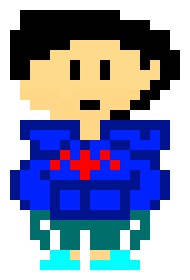 [7a0a81] hm... maybe... *he goes to the wall, and stabs the knife into the ground. then closes his eyes, and it makes a huge red shockwave, destroying the middle of the wall. then pulls the knife out of the ground.* jesus, this thing can do damage.