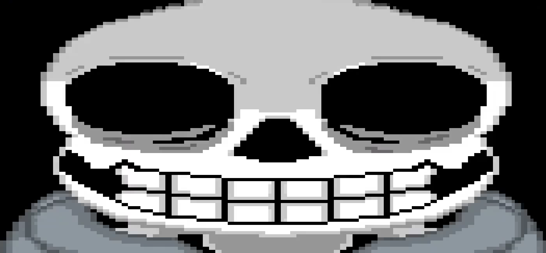 -ink sans is now just legs with a bone in the middle of those two legs ...