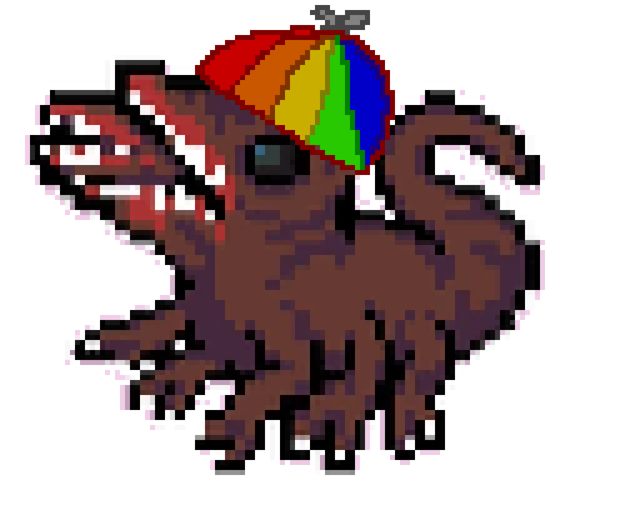 [d07eac] RAT CHILD W PROPELLER HAT
