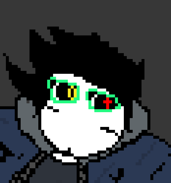 [a1ae3b] First of all: you are abusing outlines too much. Second of all: you're making the body extremely small despite the fact that the head is 80% bigger. Third of all: try drawing a body without muscles for once?