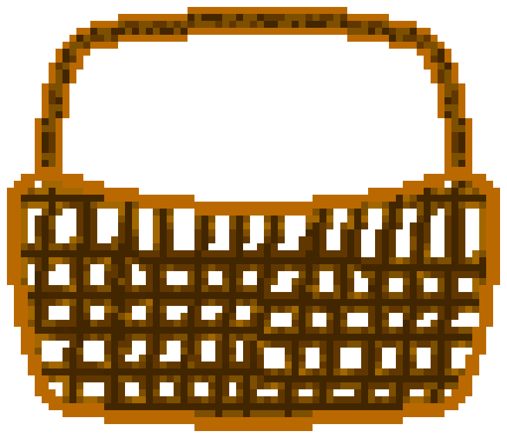 [0e64bf] official empty healing basket