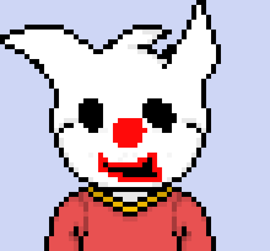 [53a360] terrie became an clown xd