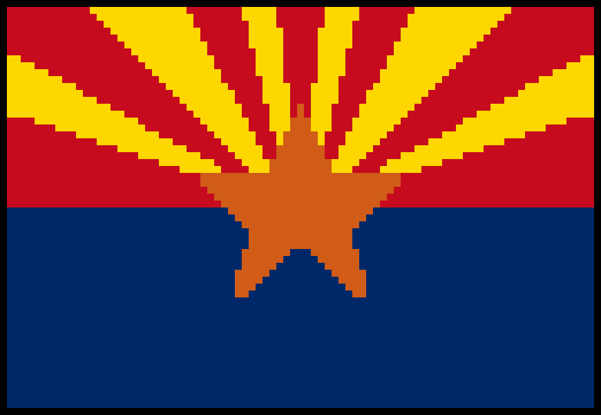 [bedba6] Arizona Flag