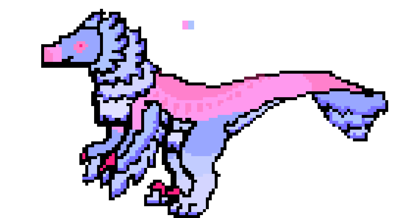 [8d4e70] Cotton candy raptor