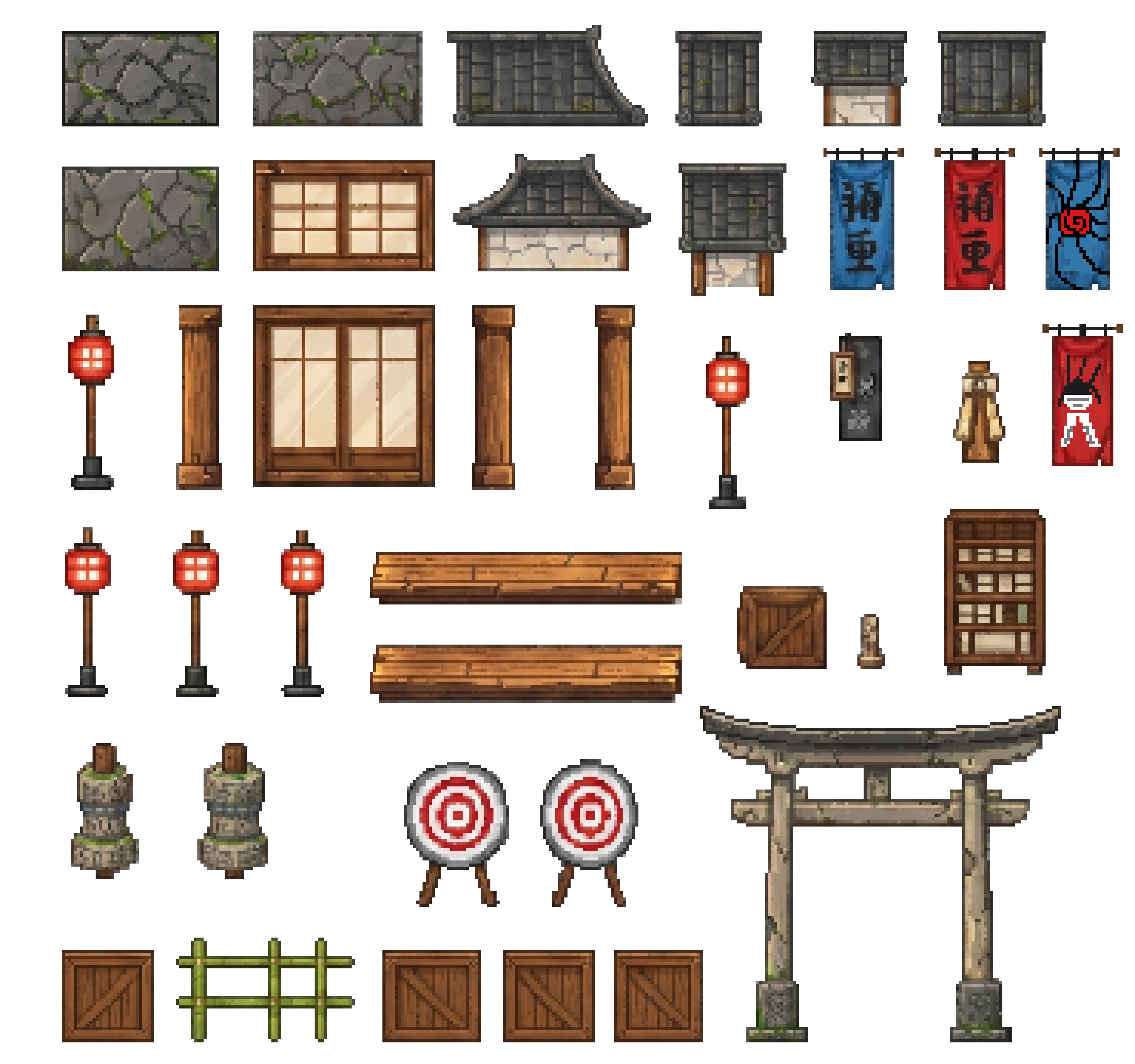 [745e78] assets 2d the village