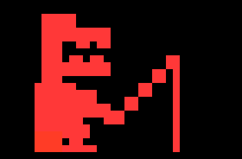 -The tree stops glitching and he leaves-