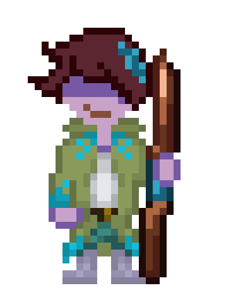 [e8e0b1] Caspian with chipped bo staff