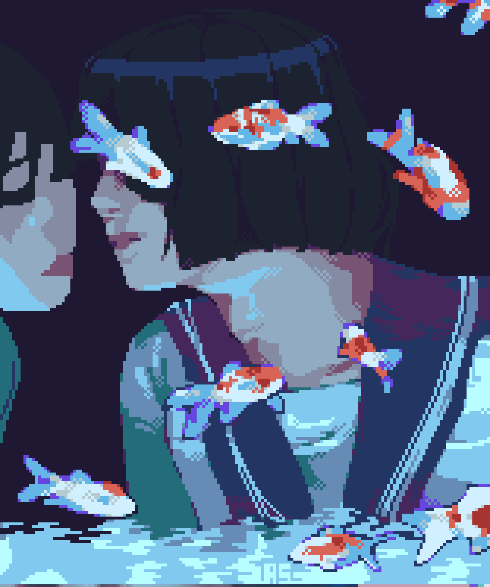 [8426a8] ok ignore the propotion thing rn how am i gonna render this hair man
