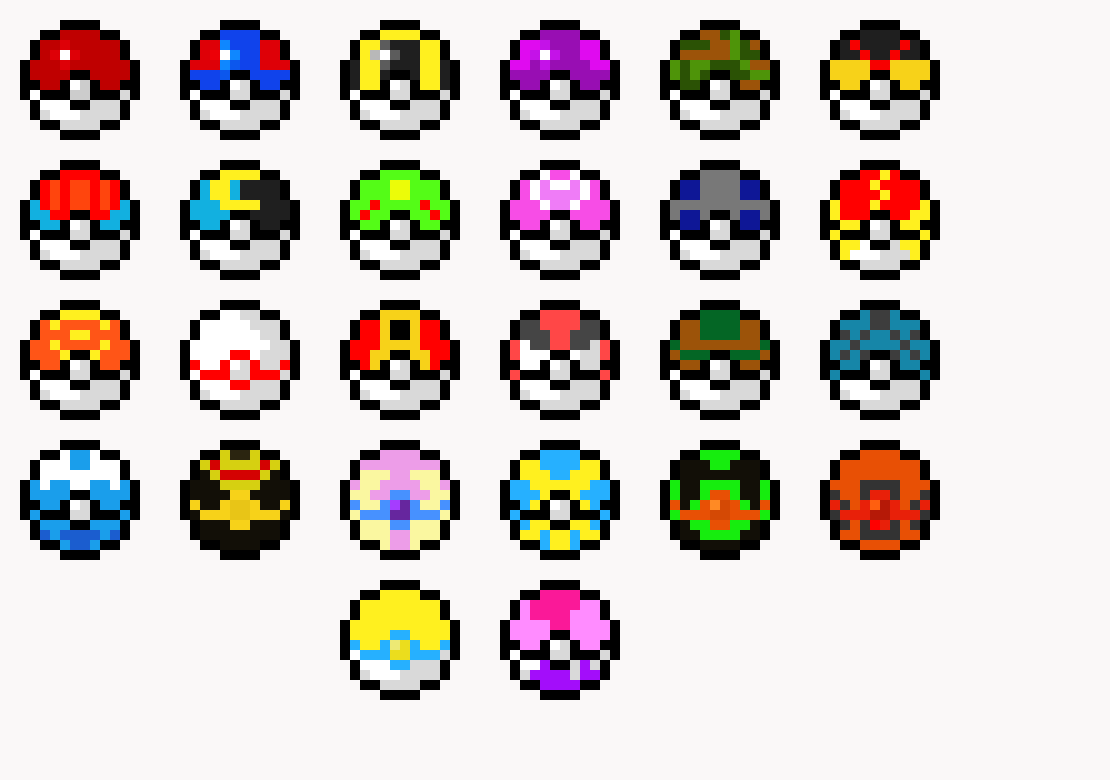 [aff93b] All Pokeballs in Pokemon