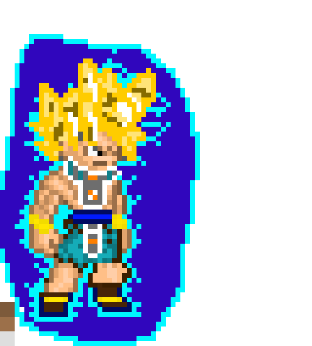 DBZ What If Beerus Raised Goku? Goku Super Saiyan Form w/ aura