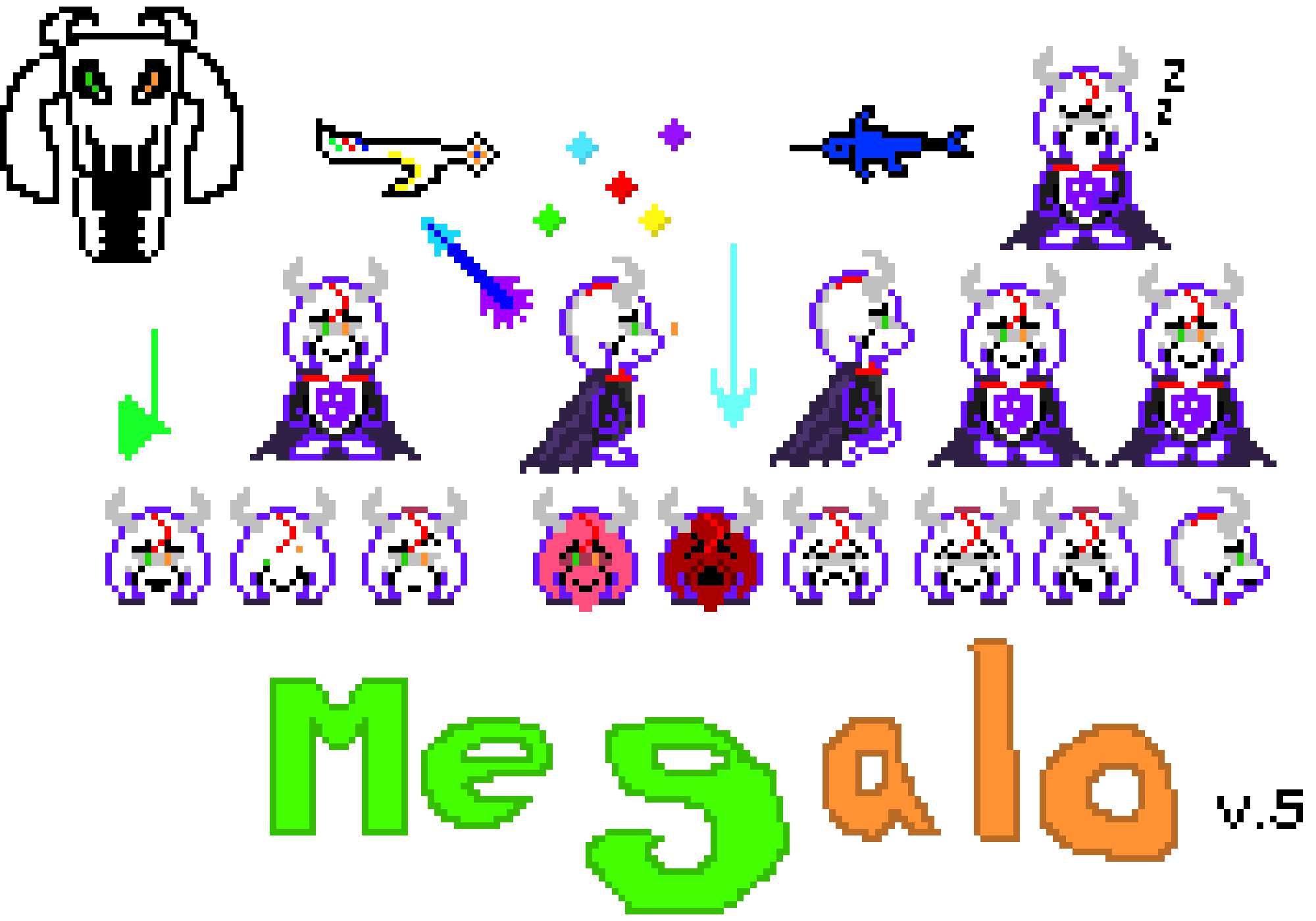 Asriel Dreemurr Nova Megalo reupload