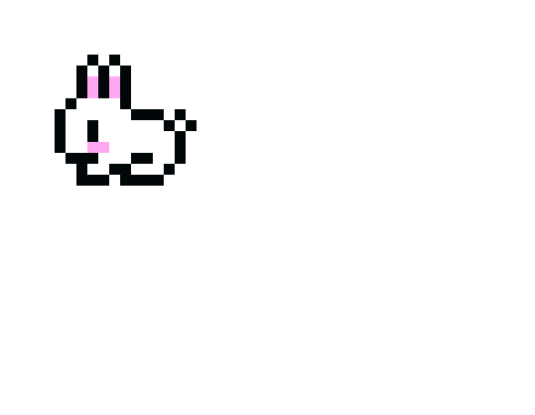 [e6d097] pixel art lapin