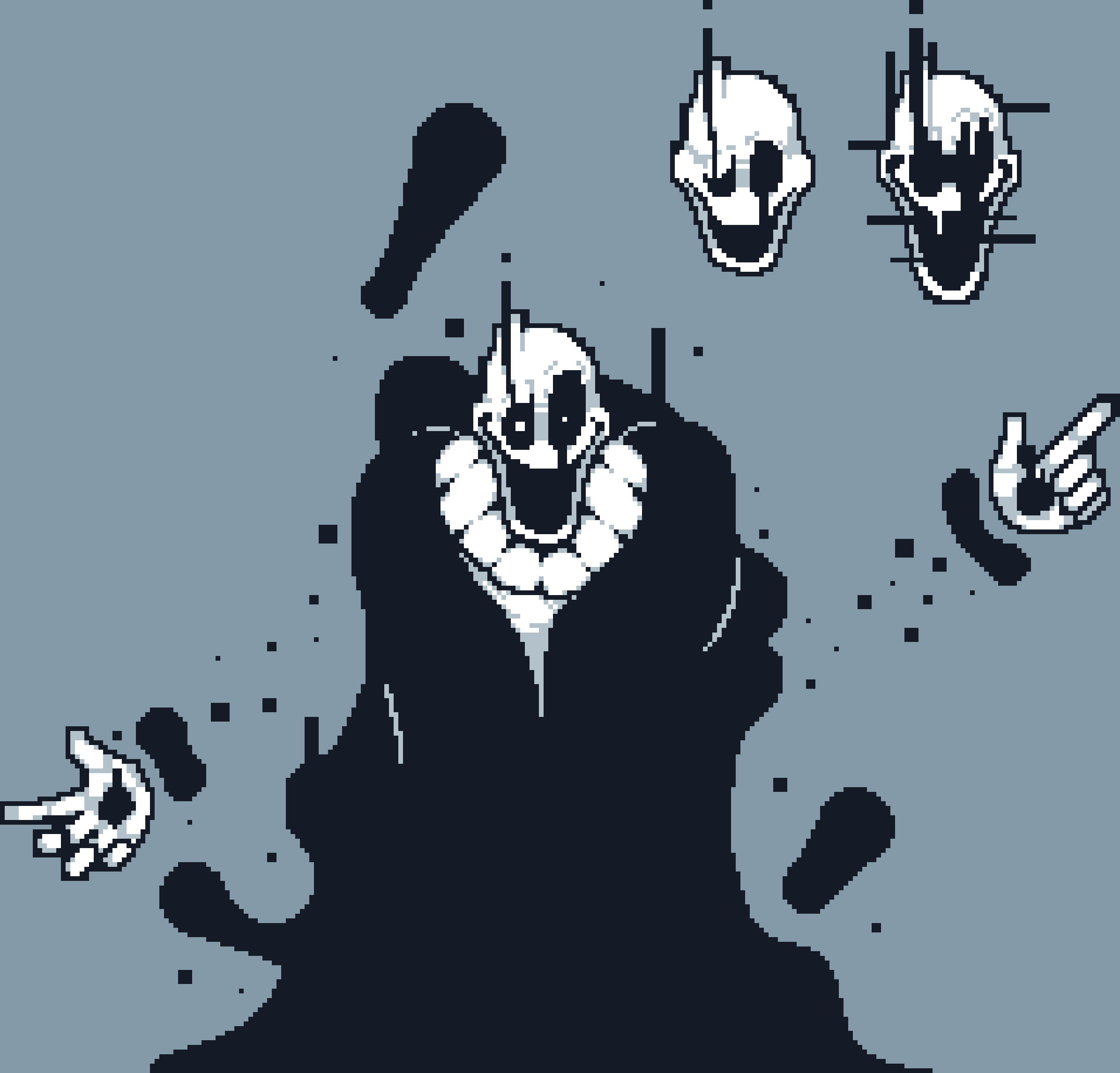 [eec608] just wanna say I love these versions of gaster where its more of a void monster abomination then just some dude in robes does anyone else agree