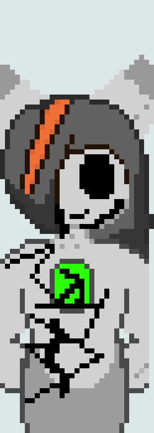  *Shrinks and flies on Crimsons head* -Glitch