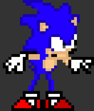 Gets to the mini boss without realising the other sonic is there too)