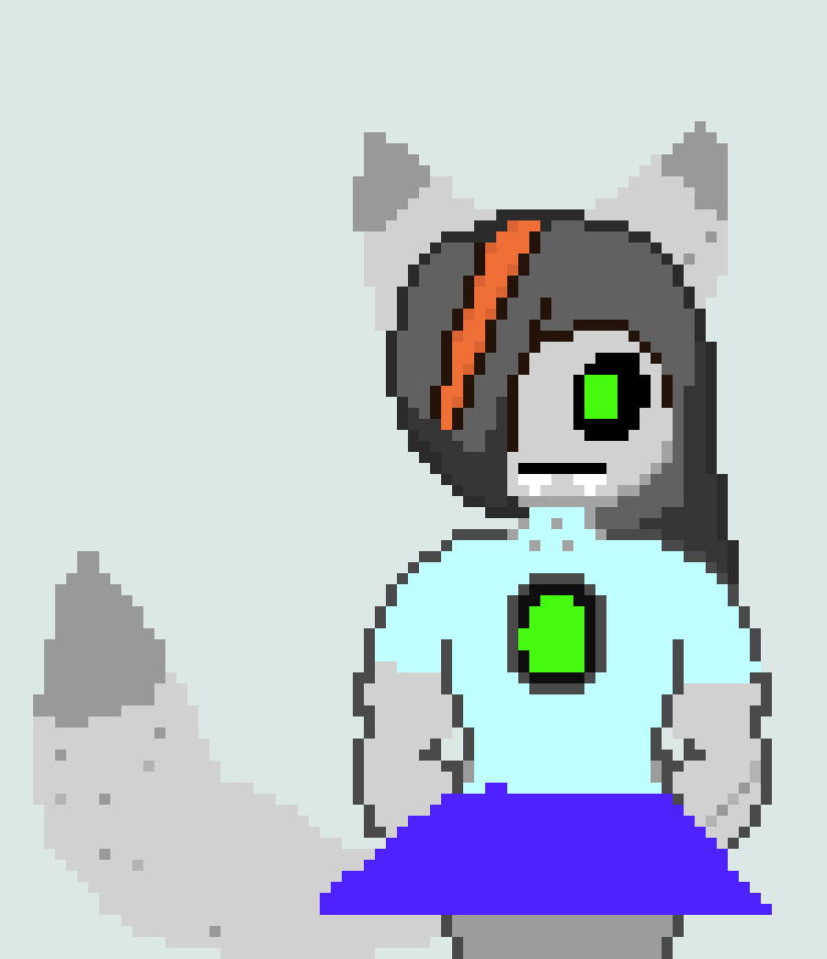 My Halloween costume! I'm a Robo wolf! (Idk help me) -Glitch