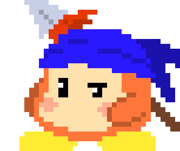 [777455] (Then lets hide once more, okay?) *Bandana Dee, despite being invisible, he would go to a hiding spot.*