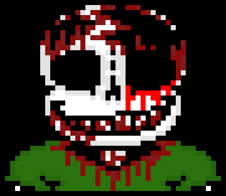 [57dac4] **before he dies, he surrounds Madness in blasters and blasts them, giving him only a few nano seconds  to react**