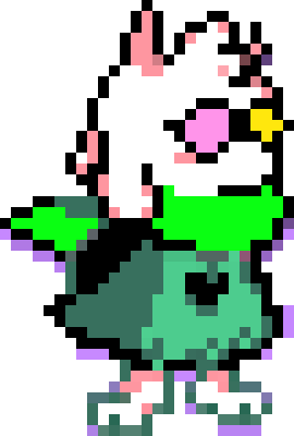 [bfd627] ralsei with spamtons items