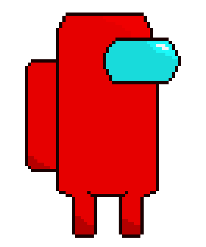 [f2138a] among us crewmate red