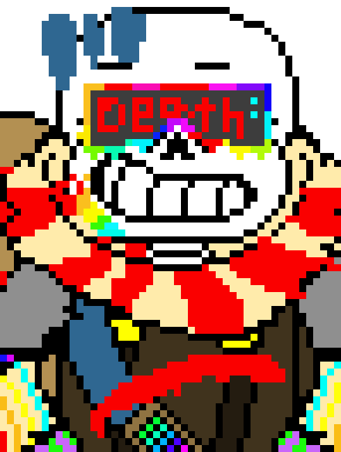 Pam is strange  - Fresh!Ink sans