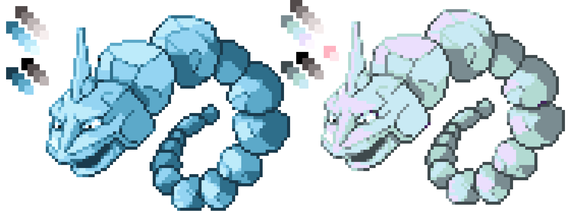 [f28dba] Crystal Onix and the Opal shiny