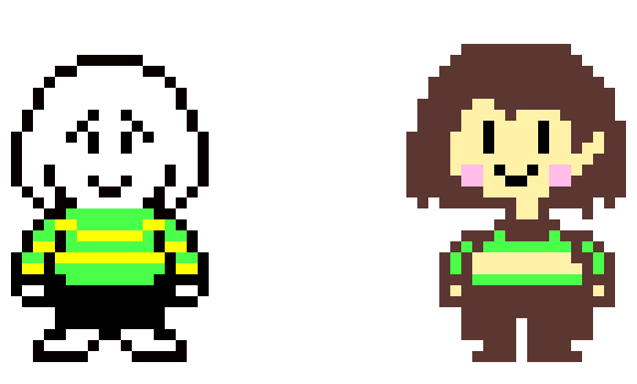 Asriel Dreemurr and Chara Dreemurr