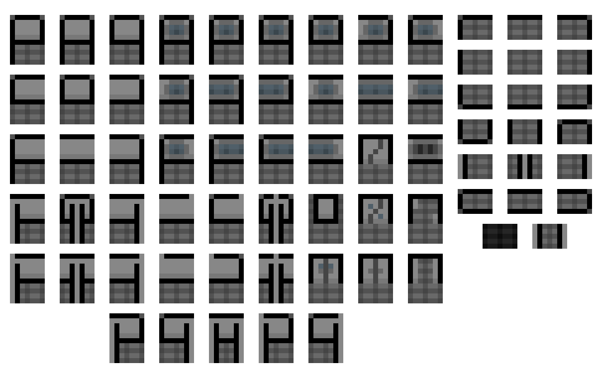 [6942af] alright guys heres a random little contest: using ONLY the tiles given here, create a room, i wanna see what you guys can make with these presets, and also so i can get some feedback and criticism