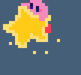 [a94629] *the star went and took them all back to the center of waddle dee town, when they got there, the star disappeared* 