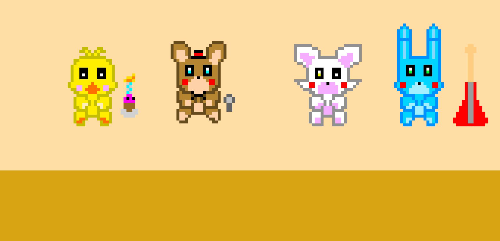 [9664c4] toy animatronics FNAF 2