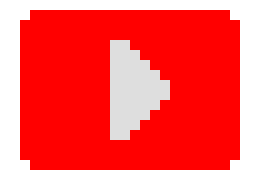[13e494] Youtube Icon Pixel Art