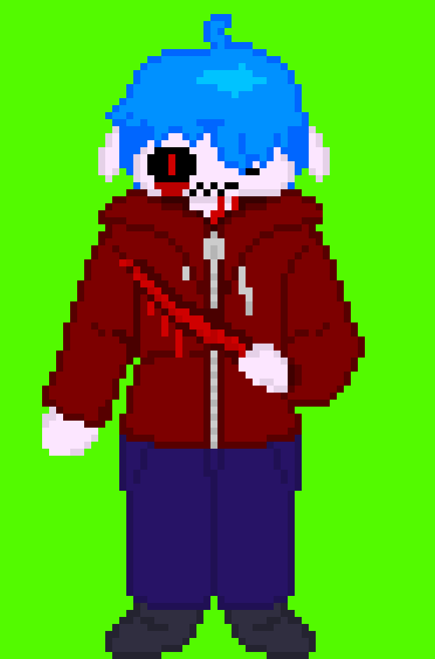 working on a halloween look