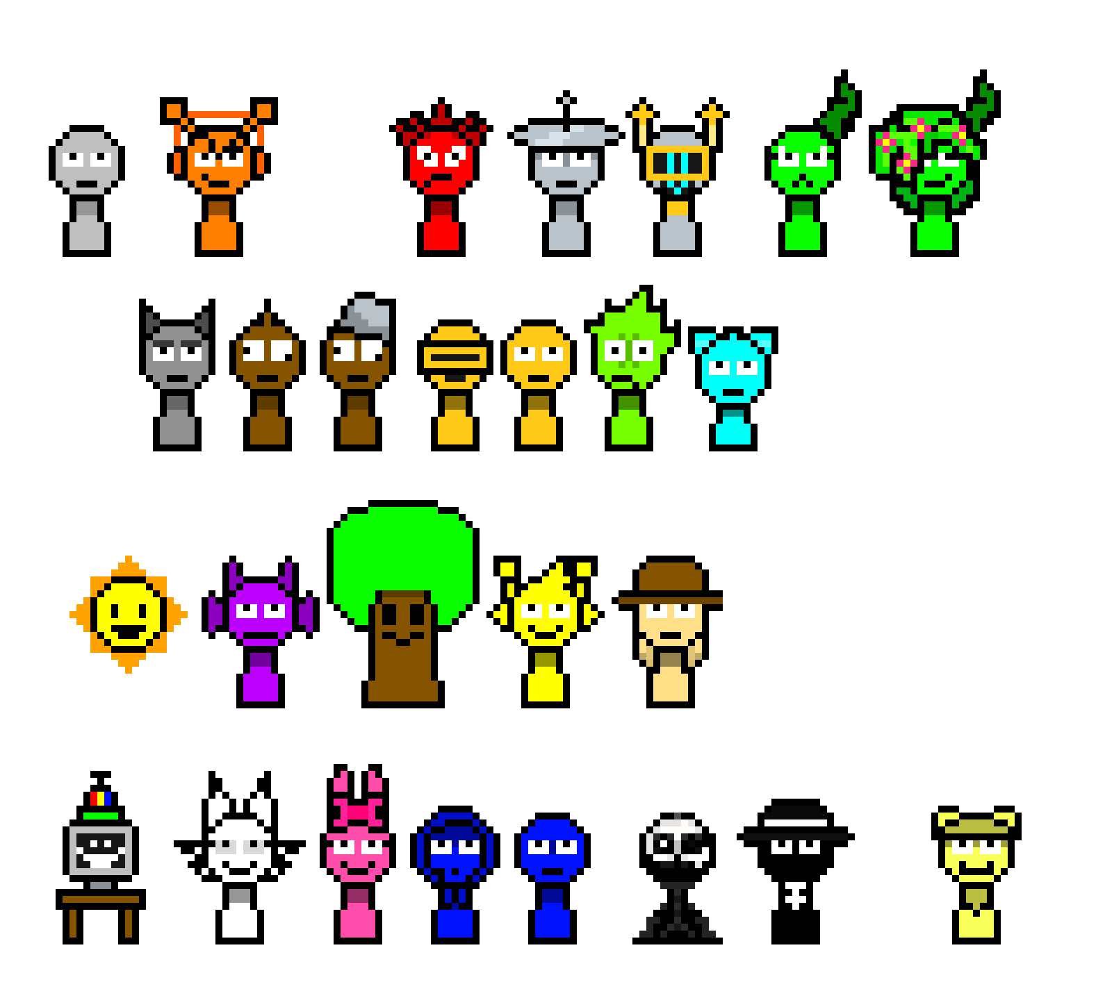 [552bc1] Sprunki pixel my style