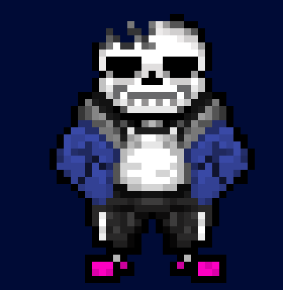 [1f86ca] what if the reason he has this broken part is that it happens a bit snowdin where undyne catch's him off guard or something like thake idk