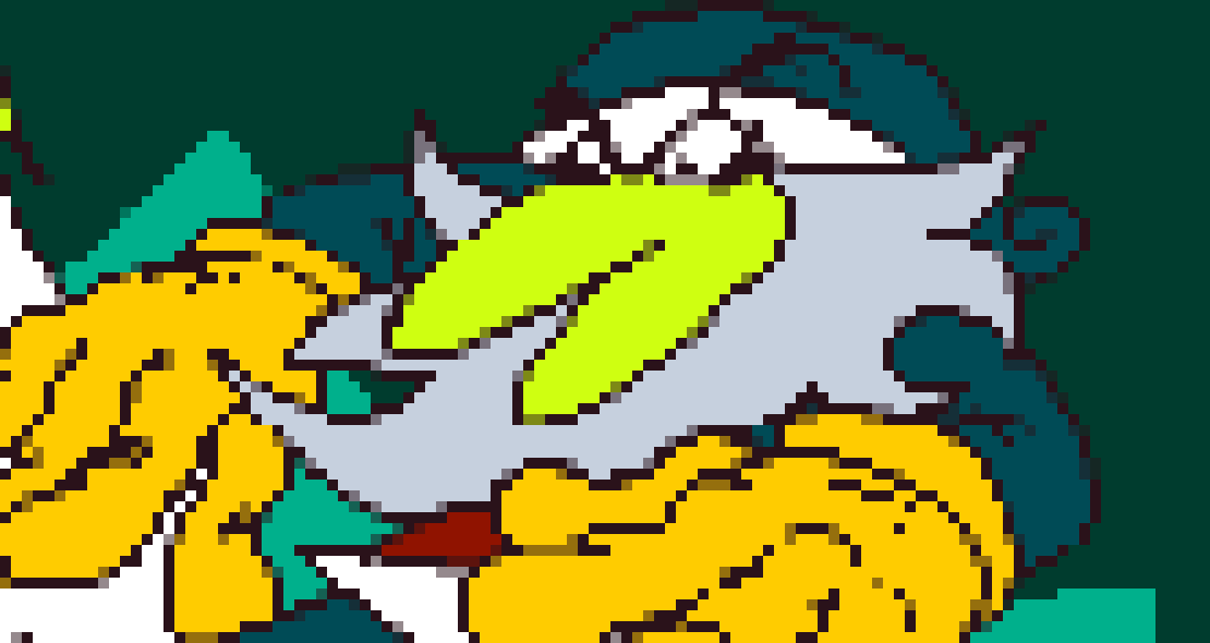 [4359d5] i'd say "how did that make you think of dorohedoro" but then i realized the mc is just a guy with a reptilian creature for a head so