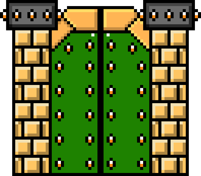 [c066cd] New Super Mario Bros 2 Final Boss Door (Super Mario World Style)