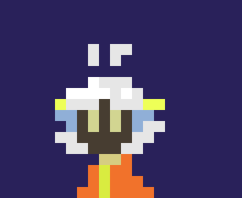 [849ec2] (To sorta continue) *When Kirby knocked on the door, the door opened and a... dice block stood at the door...?*