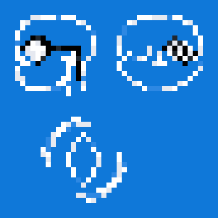 trying to make an old looking blueprint, i have no idea how this eye implant is going to even work though so its hard to make a blueprint of it :sob:
