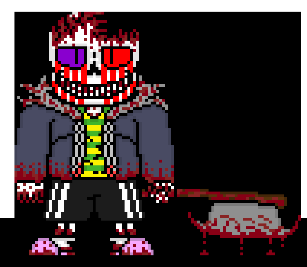 [02042d] Awh come on multi, im litteraly a ruthless genocidal persevered and determined skeleton, plus they are all dead, what are they gunna do?