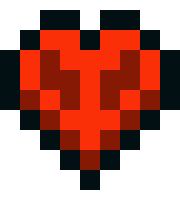 [9832ae] Minecraft Hardcore heart full