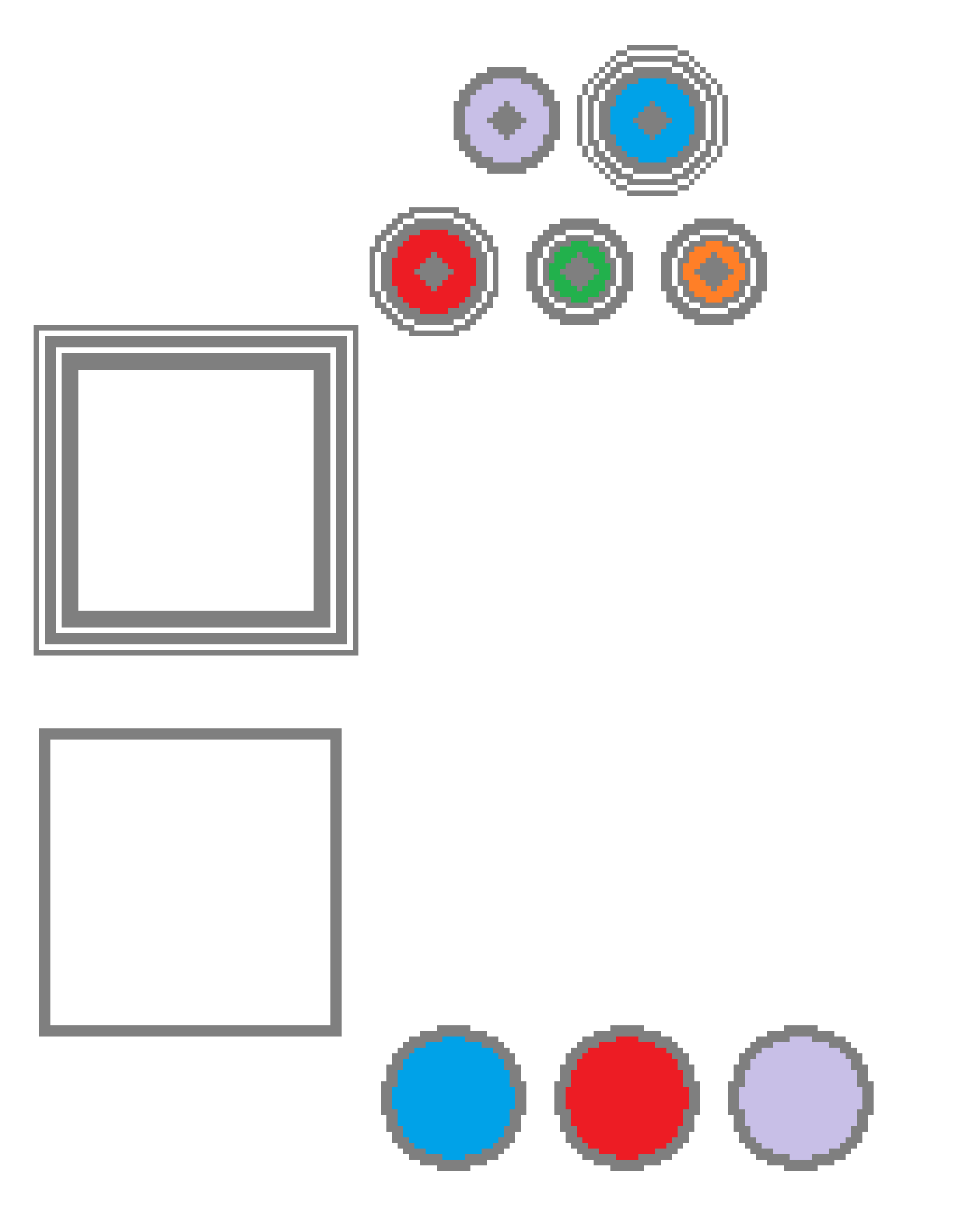 [2ec147] so i'm doing something for the thing SC has going on right. at the top are all the statistics, the top box is where the elements go, bottom box is where attributive goes, and the bottom three circles are where the main 3 traits are listed.